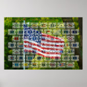 Preambule Perfection - Amerikaanse grondwet Poster (Voorkant)