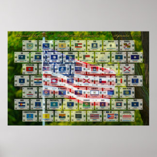 Preambule Perfection - Amerikaanse grondwet Poster