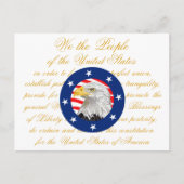 Preambule van de Grondwet Briefkaart (Voorkant)