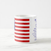 Preambule van de Grondwet Vlag Mok (Center)