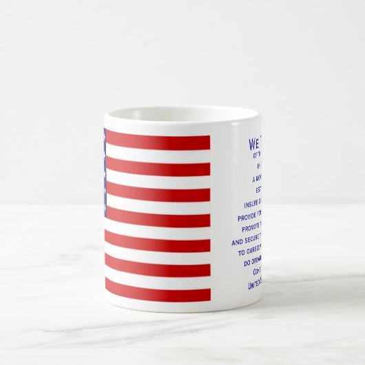 Preambule van de Grondwet Vlag Mok (Center)