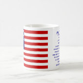 Preambule van de Grondwet Vlag Mok (Center)