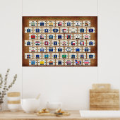 Preambule van het Amerikaanse Constitutie Poster (Keuken)