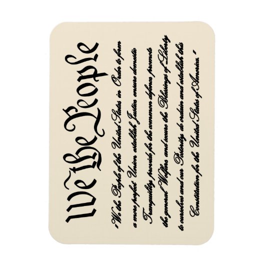 Preambule Verenigde Staten Magneet (Verticaal)