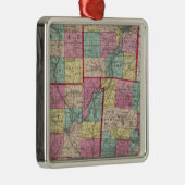 Preble en Warren County Metalen Ornament (Rechts)