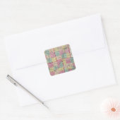 Preble en Warren County Vierkante Sticker (Envelop)