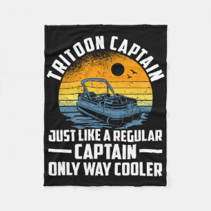 Precies als een gewone kapitein, alleen veel coole fleece deken