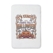 Precies Dagen Tot Halloween Jack Lantern Vleermuiz Badmat (Voorkant Verticaal)