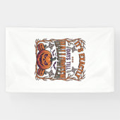Precies dagen tot Halloween Jack Lantern Vleermuiz Spandoek (Horizontaal)