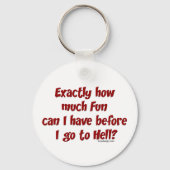 Precies hoeveel Fun Sleutelhanger (Voorkant)