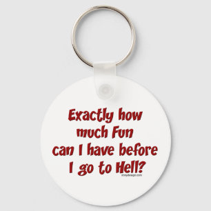 Precies hoeveel Fun Sleutelhanger