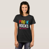 Precies op de eerste dag van de school begint het t-shirt (Voorkant volledig)