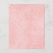 PRECIES PERFECT PINK TEXTURE ACHTERGRONDEN WALLPA FLYER (Achterkant)