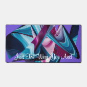 Precies Zo Motivatie Geïnspireerde Abstracte Kunst Bureaumat (Voorkant)