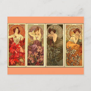 Precieuze Stenen - Art nouveau Briefkaart