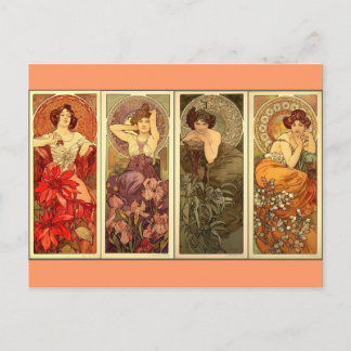 Precieuze Stenen - Art nouveau Briefkaart