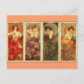 Precieuze Stenen - Art nouveau Briefkaart (Voorkant)