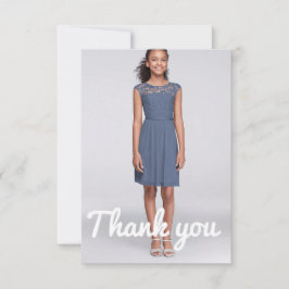 Precieze bevestiging bedankkaart