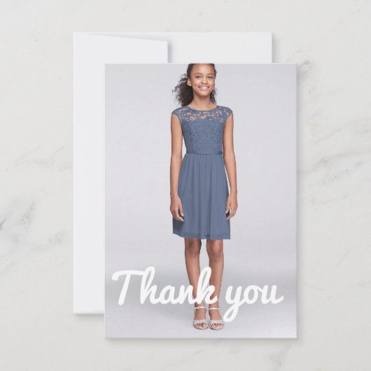 Precieze bevestiging bedankkaart (Voorkant)