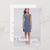 Precieze bevestiging bedankkaart (Voorkant / Achterkant)