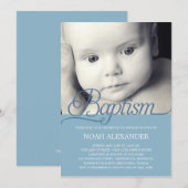 Preciezer script foto-opname - blauw kaart (Voorkant / Achterkant)