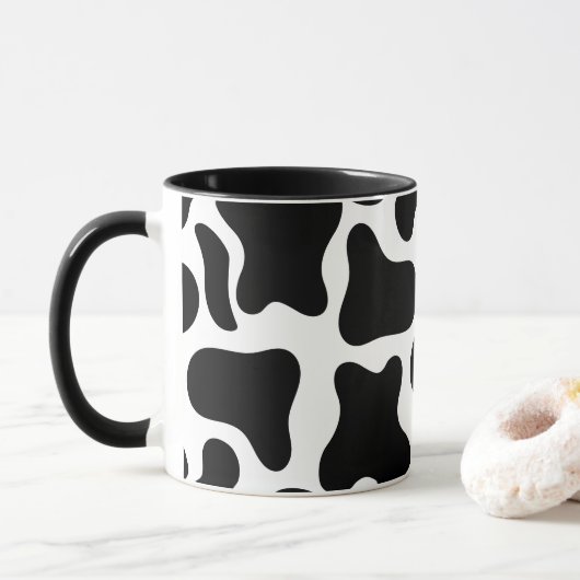 Precioso patrón de vaca mok (Met donut)