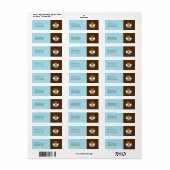 Precious Baby Christening Etiket (Full Sheet)