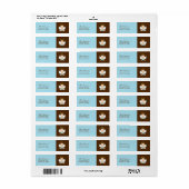 Precious Baby Christening Etiket (Full Sheet)