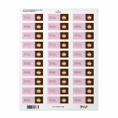 Precious Baby Girl Christening Etiket (Full Sheet)