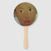 Precious Baby Girl Hand Fans Handwaaier (Achterkant)