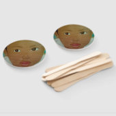 Precious Baby Girl Hand Fans Handwaaier (Niet-gemonteerd)