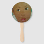 Precious Baby Girl Hand Fans Handwaaier (Voorkant)