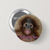 Precious Baby Orangutan Ronde Button 5,7 Cm (Voorkant /achterkant)
