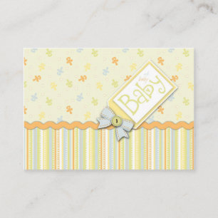 Precious Baby Reminder Notecard Informatiekaartje