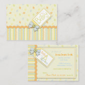 Precious Baby Reminder Notecard Informatiekaartje (Voorkant / Achterkant)