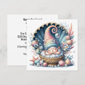 Precious Baby Theme - Uitnodiging (Voorkant / Achterkant)