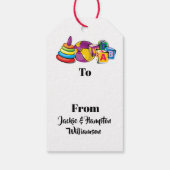 Precious Baby Toys Gift Label Cadeaulabel (Achterkant)
