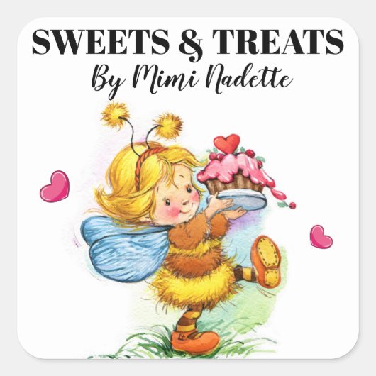 Precious Baking - Keuken Sticker (Voorkant)