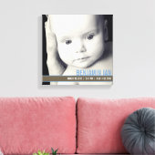 Precious Band Nursery Canvas Art - Blauw (Insitu (Woonkamer))