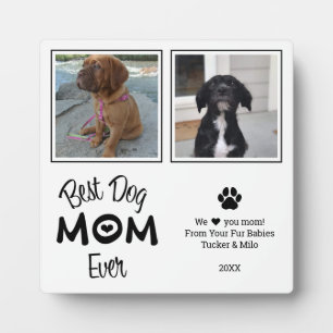 Precious Beste Hond Moeder 2 Foto Plaquette Fotoplaat