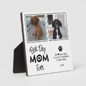 Precious Beste Hond Moeder 2 Foto Plaquette Fotoplaat (Voorkant)