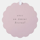 Precious Black Doll Frans Ornament (Achterkant)