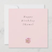 Precious Black Doll Greeting Card Feestdagenkaart (Achterkant)