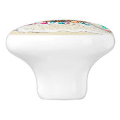 Precious Bling Baby Turtles - Meer onderweg - Keramische Knop (Zijkant)