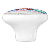 Precious Bling Baby Turtles - Meer onderweg - Keramische Knop (Zijkant)