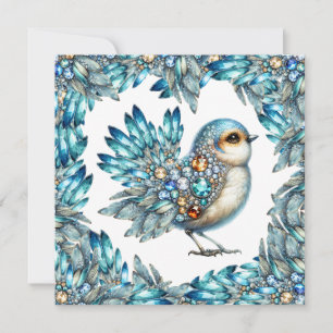 Precious Bling Vogels Thema Uitnodiging