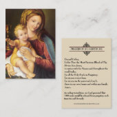 Precious Blood Jesus St. Gertrude Heilige Kaarten Visitekaartje (Voorkant / Achterkant)