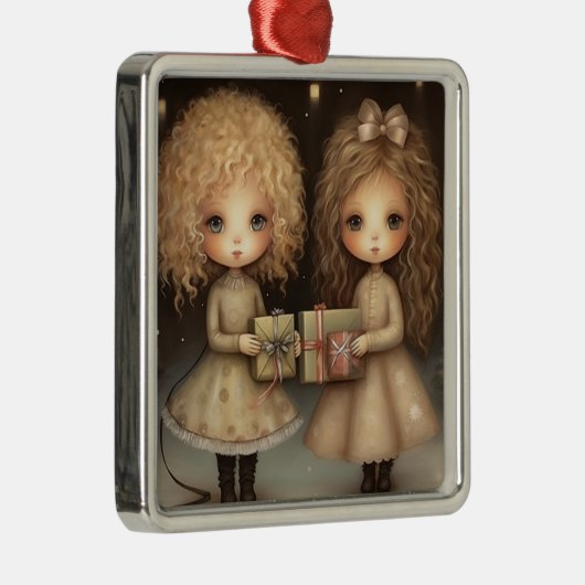 Precious Bonds of Love - Een Vriendschap Metalen Ornament (Rechts)
