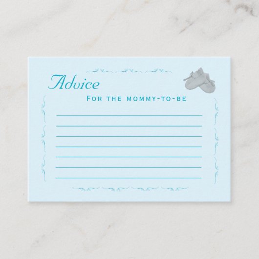 Precious Bundle Boy Baby Shower  Advieskaart (Voorkant)