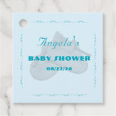 Precious Bundle Boy Baby Shower Bedankjes Labels (Voorkant)